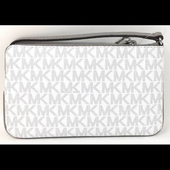 Michael Kors Fulton Wristlet- Bright White - Picture 7 of 7